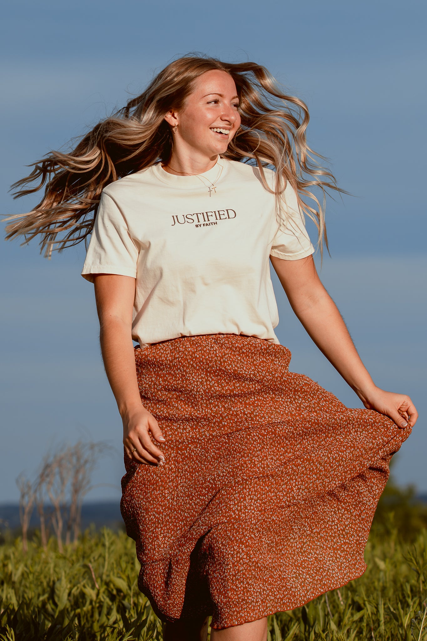 justified by faith tee