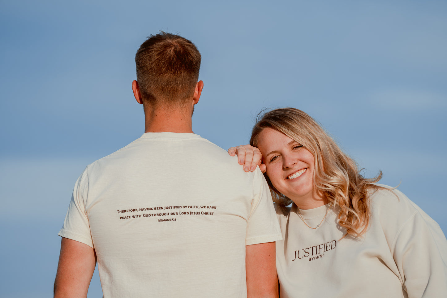 justified by faith tee