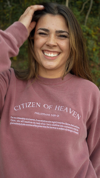 citizen of heaven crewneck